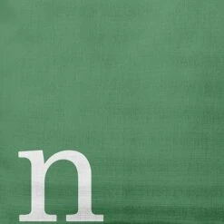 16"x16" Modern Monogram 'n' Square Throw Pillow Sage - E By Design