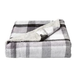 60"x70" Sherpa Fleece Plaid Throw Blanket - Yorkshire Home -Home Textiles Store GUEST dd6b923e 14b5 4cfa acc3 213bde1ac4e3