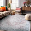 World Rug Gallery Distressed Boho Machine Washable Area Rug