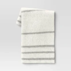 Cozy Feathery Knit Border Striped Throw Blanket - Threshold™ -Home Textiles Store GUEST deff6a87 19dd 46ab 888a 2b4dd331f69e
