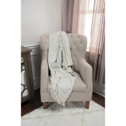 50"x60" Herringbone Throw Blanket - Rizzy Home 9 50"x60" Herringbone Throw Blanket - Rizzy Home -Home Textiles Store GUEST df417964 920e 47c1 b80f 553768fdb196