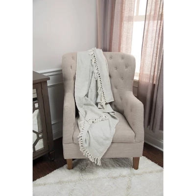 50"x60" Herringbone Throw Blanket - Rizzy Home 5 50"x60" Herringbone Throw Blanket - Rizzy Home - Image 3