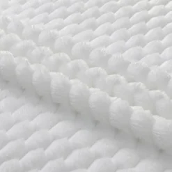 Kate Aurora Leylani Ultra Soft & Plush Luxurious Accent Throw Blanket - 50 In. W X 60 In. L - White -Home Textiles Store GUEST df9d167c f20f 40b0 b599 1c9f9305e775