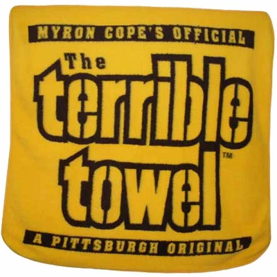 NFL Terrible Towel The Fleece Throw Blanket 50" X 60", Yellow 3 NFL Terrible Towel The Fleece Throw Blanket 50" X 60", Yellow