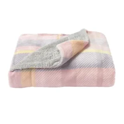 60"x70" Sherpa Fleece Plaid Throw Blanket - Yorkshire Home -Home Textiles Store GUEST e34fd40a 6997 4710 ad7a 9b5c0999144d