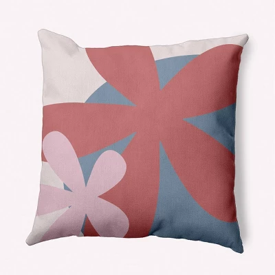 16"x16" Bold Flowers Square Throw Pillow - E By Design 7 16"x16" Bold Flowers Square Throw Pillow - E By Design - Image 5
