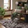 Abstract Lines Rug Black/Tan - Threshold™ -Home Textiles Store GUEST e3ed9fba 6015 472a 841d fcd53a51618b
