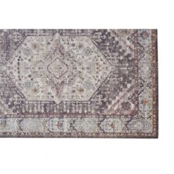 Armant Traditional Medallion, Purple/Gray/Ivory, 2' X 3' Accent Rug -Home Textiles Store GUEST e422ba9e 87f9 4f52 bd1c 0a532ee5c725