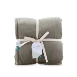 50"x60" 300 Recycled Velvetloft Throw Blanket Sage - Berkshire Blanket & Home Co.