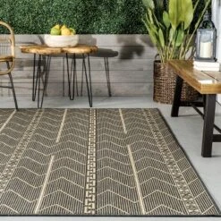 NuLOOM Ivonne Chevron Indoor/Outdoor Patio Area Rug -Home Textiles Store GUEST e4d4aa37 c086 4566 a5b8 98bbdac0fb85