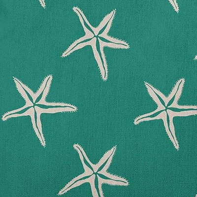 16"x16" Starfish Beach Square Throw Pillow - E By Design 3 16"x16" Starfish Beach Square Throw Pillow - E By Design