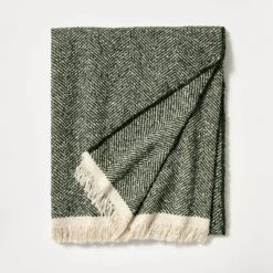 Herringbone Frayed Edges Throw Blanket - Threshold™ Designed With Studio McGee -Home Textiles Store GUEST e87e4b7c aac5 4211 a82d df91d6572638