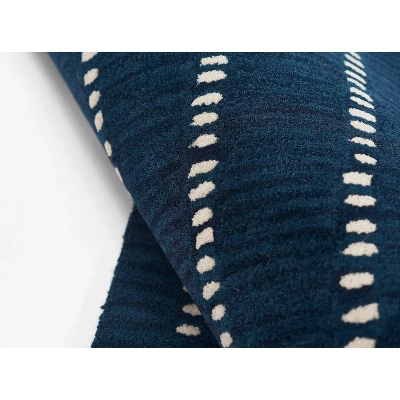 2'x3' Simba Noah Accent Rug Navy - Momeni 7 2'x3' Simba Noah Accent Rug Navy - Momeni - Image 5