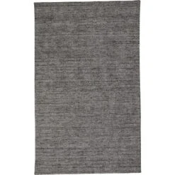 Delino Transitional Solid Area Rug