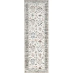NuLOOM Bex Faded Stain-Resistant Machine Washable Area Rug -Home Textiles Store GUEST ec2a934d 814c 41a3 950a 57420557a2ae