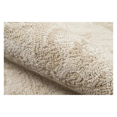 3'6"x5'6" Floral Tufted Accent Rug Beige - Momeni 3 3'6"x5'6" Floral Tufted Accent Rug Beige - Momeni