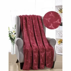 Sheridan Paris Collection Eiffel Tower Super Warm And Cozy Embossed Flannel Throw Blanket 50" X 60" -Home Textiles Store GUEST ee095fe3 34cc 48de a3bd 00db431bf980