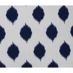 16"x16" Spring Ikat Geometric Print Square Throw Pillow Navy - E By Design