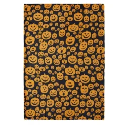 Kate Aurora Autumn Living Halloween Jack-O'-Lantern Pumpkins Orange & Black Ultra Plush Throw Blanket -Home Textiles Store GUEST f25c9aa2 15e7 4cf1 a95a c2f3a6a7f1db