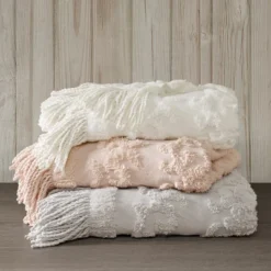 60"x50" Mila Cotton Tufted Throw Blanket 13 60"x50" Mila Cotton Tufted Throw Blanket -Home Textiles Store GUEST f3754091 9b9c 45de a30c 57a634c714fe