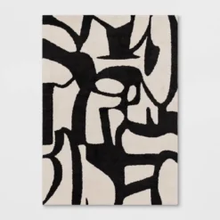 Abstract Inkblot Rug Black/White - Threshold™ 9 Abstract Inkblot Rug Black/White - Threshold™ -Home Textiles Store GUEST f515f58c 4fc4 473d 8b9e f1ee81b22a0b