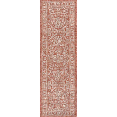 Malta Bohemian Inspired Medallion Textured Weave Indoor/Outdoor Area Rug - JONATHAN Y 3 Malta Bohemian Inspired Medallion Textured Weave Indoor/Outdoor Area Rug - JONATHAN Y