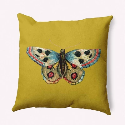 16"x16" Butterfly Square Throw Pillow - E By Design 8 16"x16" Butterfly Square Throw Pillow - E By Design - Image 6