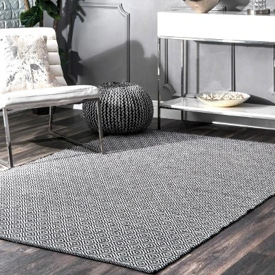 Cotton Hand Loomed Lorretta Area Rug - NuLOOM 3 Cotton Hand Loomed Lorretta Area Rug - NuLOOM