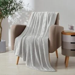 Kate Aurora Ultra Plush Contemporary Geometric Hypoellergenic Accent Throw Blanket - 50 In. W X 60 In. L -Home Textiles Store GUEST f6c79bcd bcff 47c3 a196 076ed34b3430