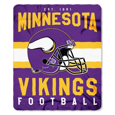 The Northwest Company Minnesota Vikings Fleece Throw , Purple 3 The Northwest Company Minnesota Vikings Fleece Throw , Purple