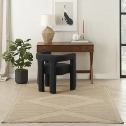 Nourison Washable Jute Non-Slip Modern Geometric Fringe Indoor Rug -Home Textiles Store GUEST f8495e23 9865 4df1 bc1c 9c37eca254de