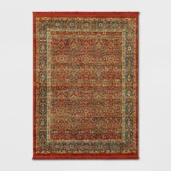 Damask Woven Persian With Fringe Rug - Threshold 13 Damask Woven Persian With Fringe Rug - Threshold -Home Textiles Store GUEST f84fa484 62b1 4a3d bb98 2627c508f7fc