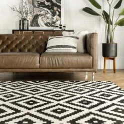 NuLOOM Kellee Hand Tufted Geometric Wool Area Rug -Home Textiles Store GUEST f909c8f8 064a 40ad b240 631336fee2fb