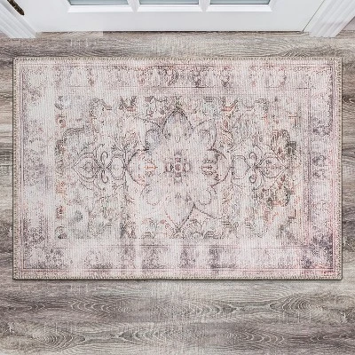 World Rug Gallery Bohemian Distressed Vintage Machine Washable Area Rug 8 World Rug Gallery Bohemian Distressed Vintage Machine Washable Area Rug - Image 6