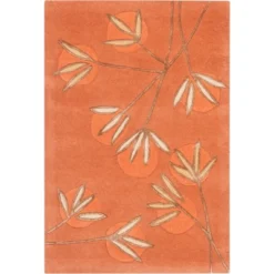 Telford Floral Tufted Rug Orange - Safavieh -Home Textiles Store GUEST f9c67b00 3e88 48b6 8e97 3f22be007b62