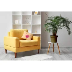 16"x16" Valentine's Day Love Is Sweet Square Throw Pillow Soft Lemon - E By Design: Decorative Indoor Accent 9 16"x16" Valentine's Day Love Is Sweet Square Throw Pillow Soft Lemon - E By Design: Decorative Indoor Accent -Home Textiles Store GUEST fd30a046 fdef 4357 91d4 4848b2c597f0