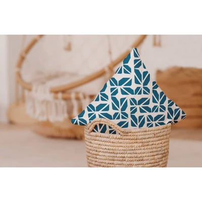 16"x16" Kaleidoscope Graffiti Square Throw Pillow - E By Design 4 16"x16" Kaleidoscope Graffiti Square Throw Pillow - E By Design - Image 2